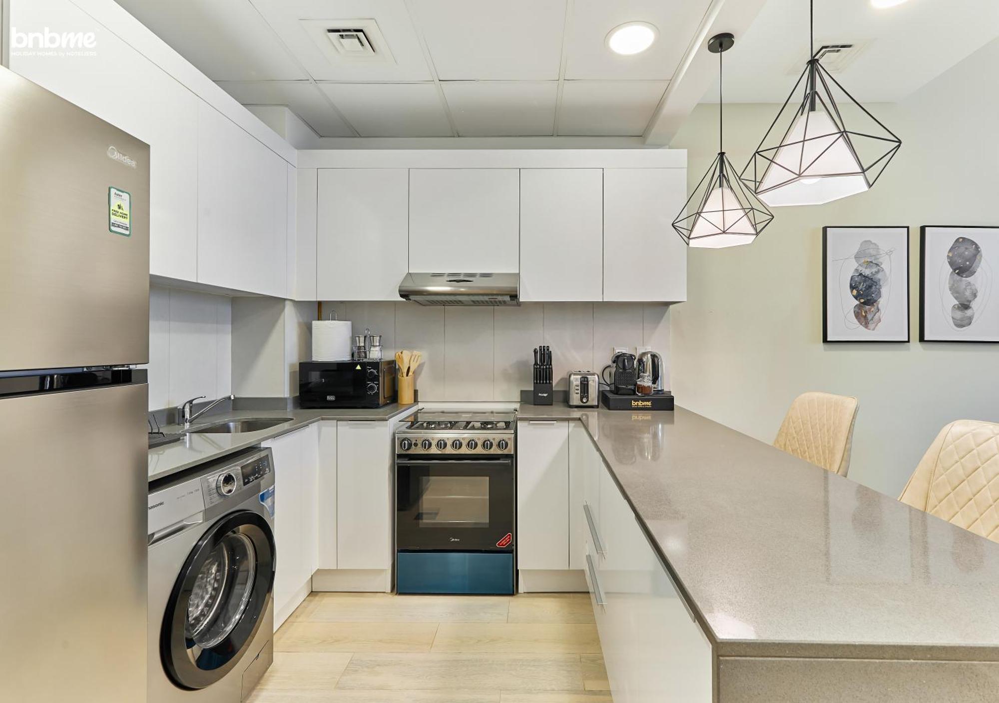 Apartment Bnbme - Bloom Heights Jvc Dubai