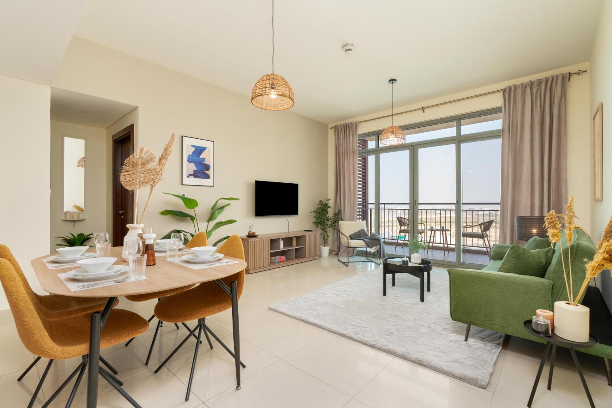 Oasis In - Expat Preferred Community - The Greens - The Views - Perfect For Business And Pleasure - Close To Metro - Park, Lakes And Jogging 1 Min Walk Away - Yoga Classes By The - 4 People - Big Balcony - 3 Min Drive To Sheikh Zayed Apartamento