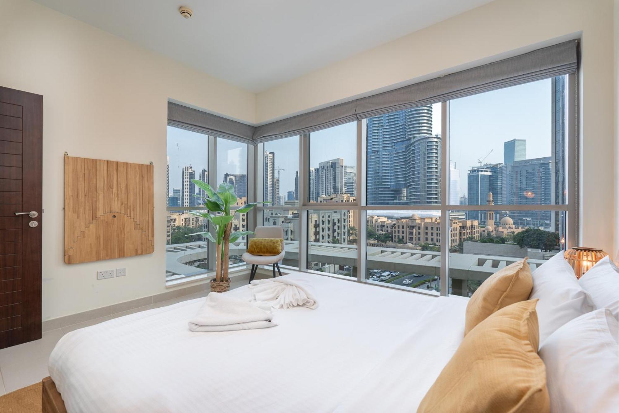 Appartement Boulevard 2 Br- Burj Khalifa-dubai Mall- Pool-gym *