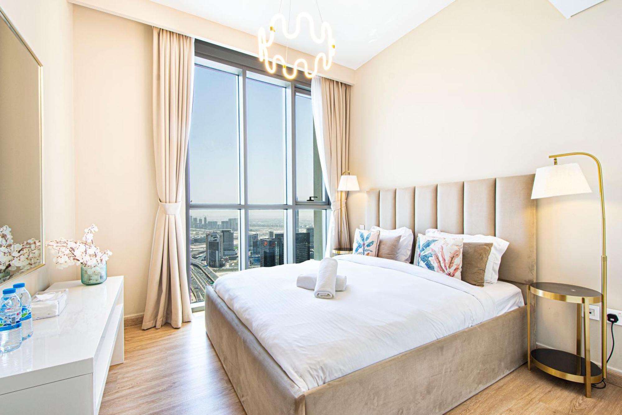 Сasa de vacaciones Magnificent 3br With Full Burj Khalifa & Fountain View Dubái