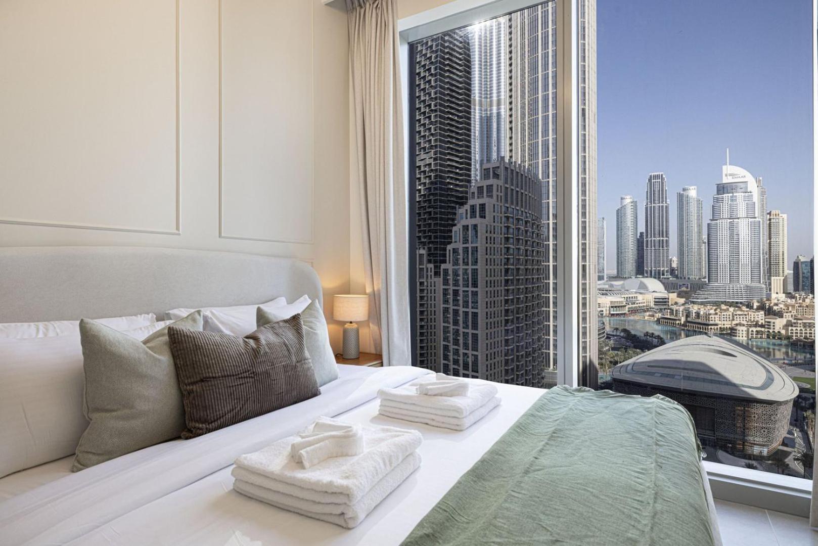 Apartamento Luxe | Luxury 4br | Burj Khalifa & Fountain Views *