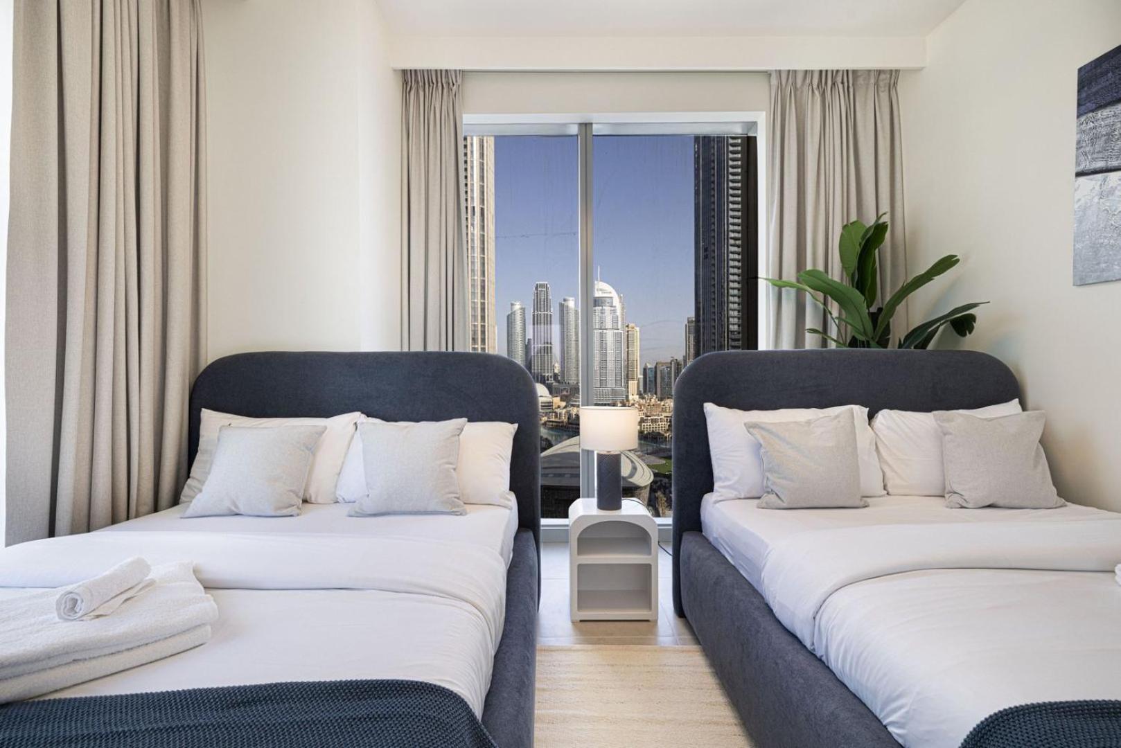 Apartamento Luxe | Luxury 4br | Burj Khalifa & Fountain Views *