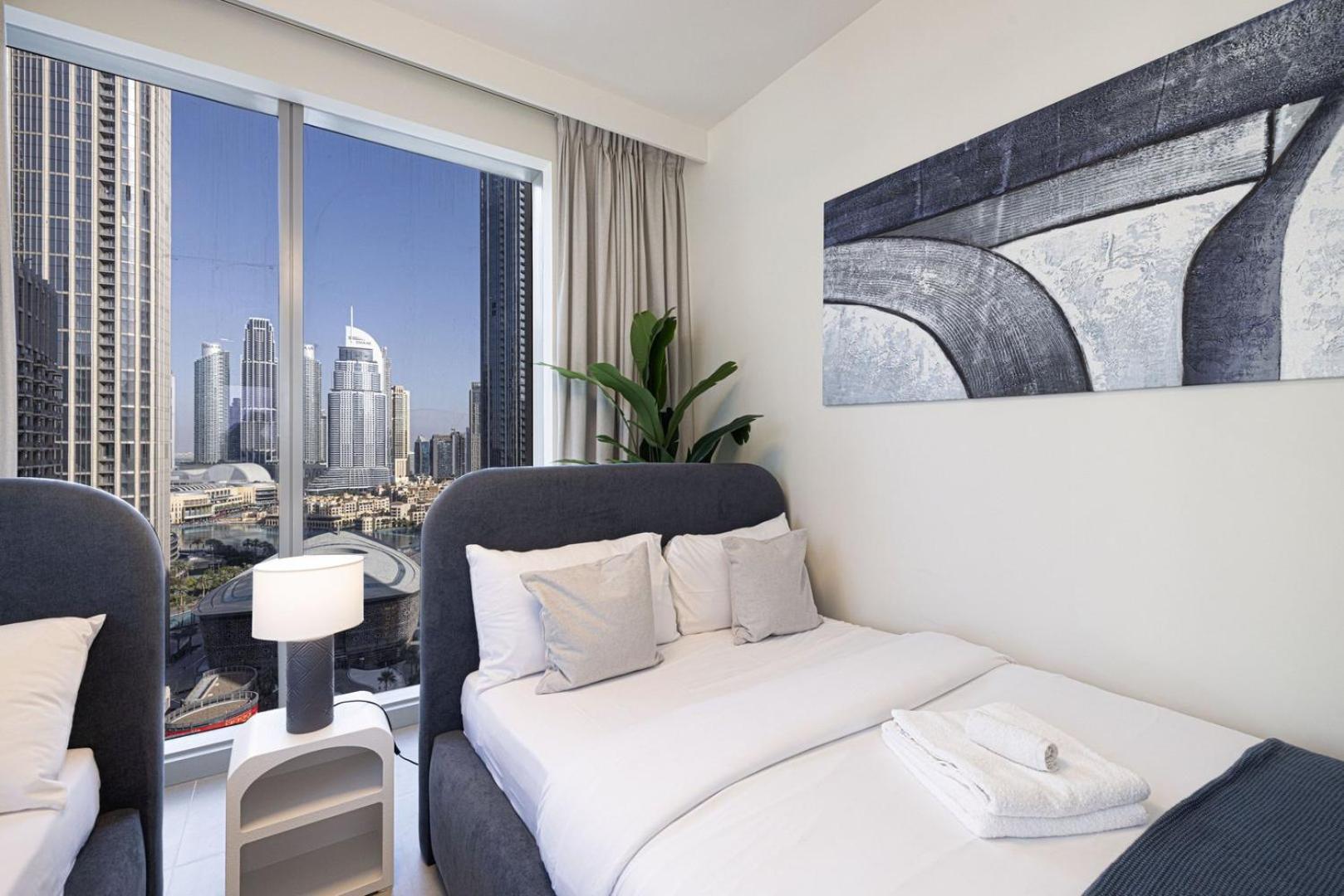 Apartamento Luxe | Luxury 4br | Burj Khalifa & Fountain Views *