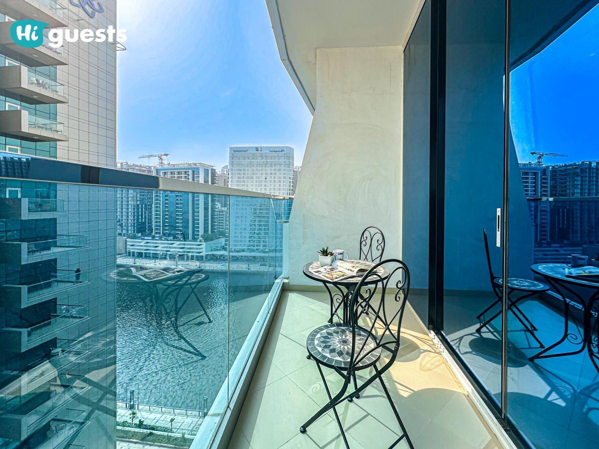 Appartement Higuests - Stylish Urban Escape In Waves Tower By Kasco Dubaï