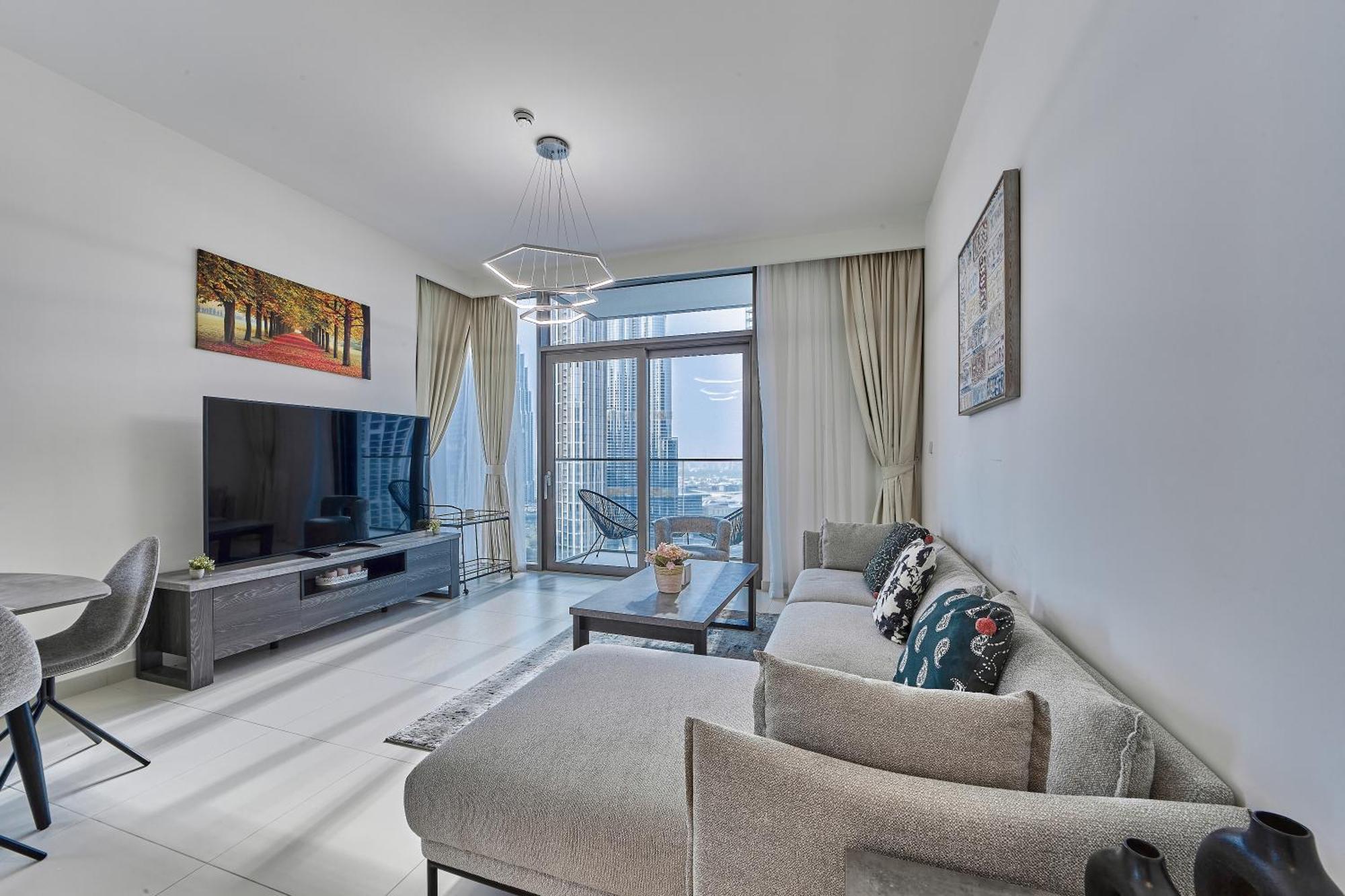 2br With Stunning Burj Khalifa & Fountain View Apartamento *