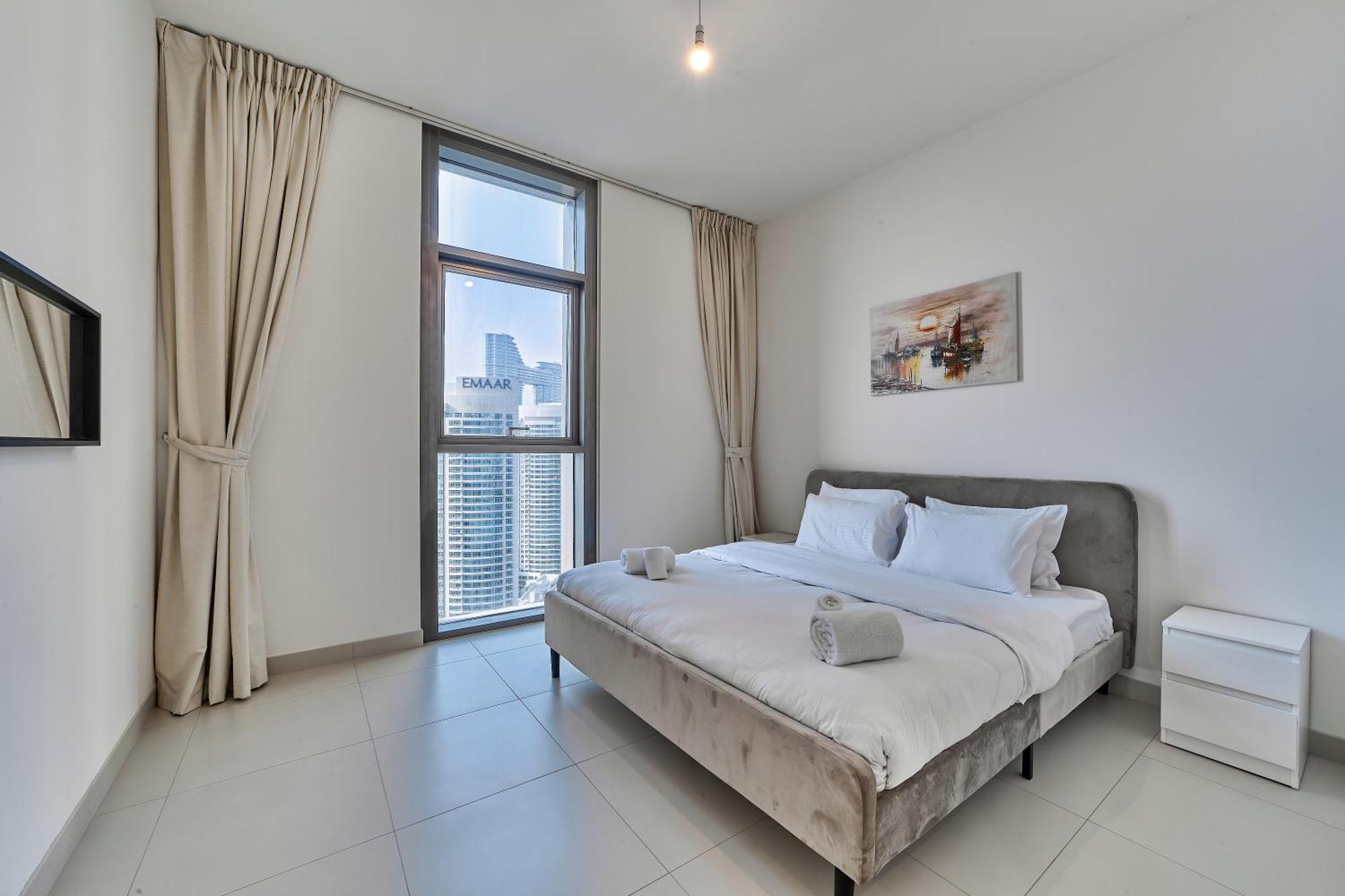 Apartamento 2br With Stunning Burj Khalifa & Fountain View Dubái