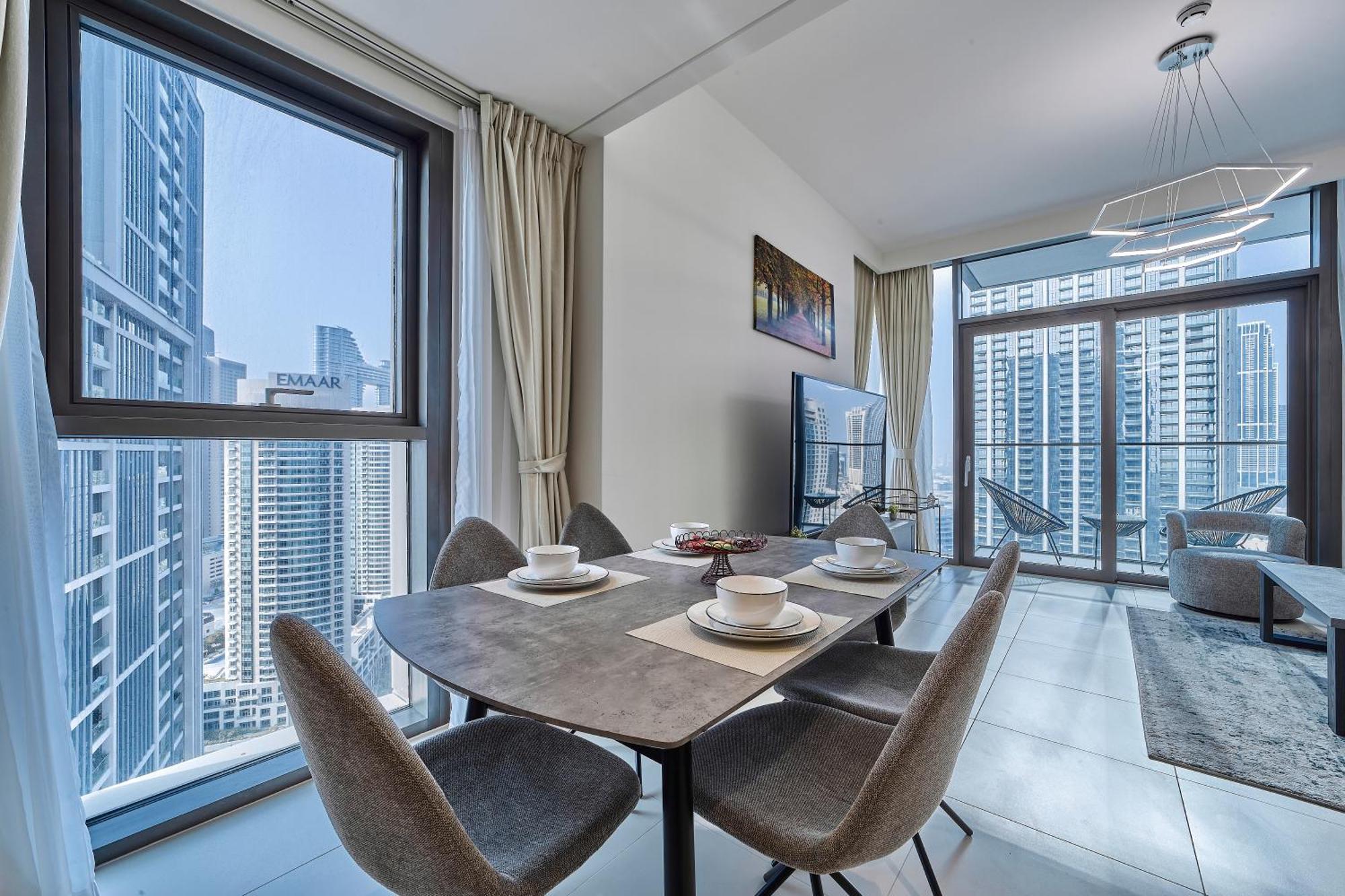 Apartamento 2br With Stunning Burj Khalifa & Fountain View