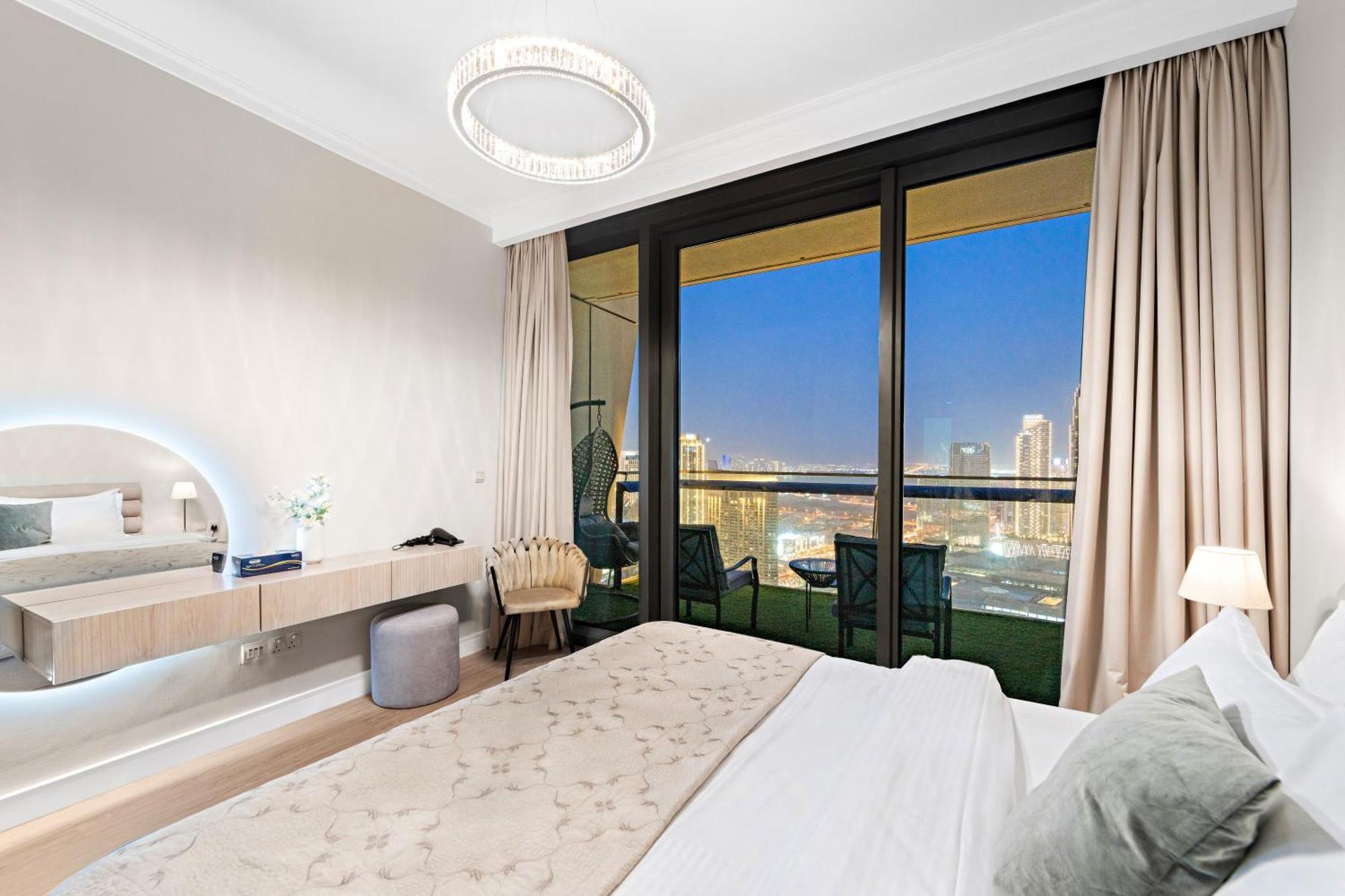 First Class 3br With Full Burj Khalifa And Fountain View * Dubái