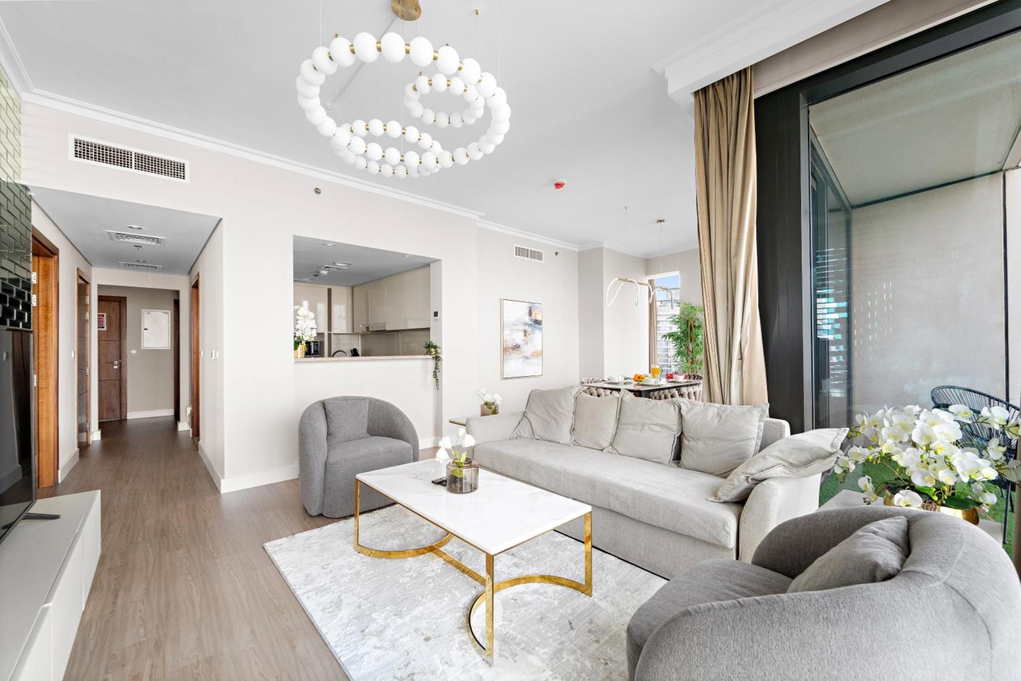 Appartement First Class 3br With Full Burj Khalifa And Fountain View *