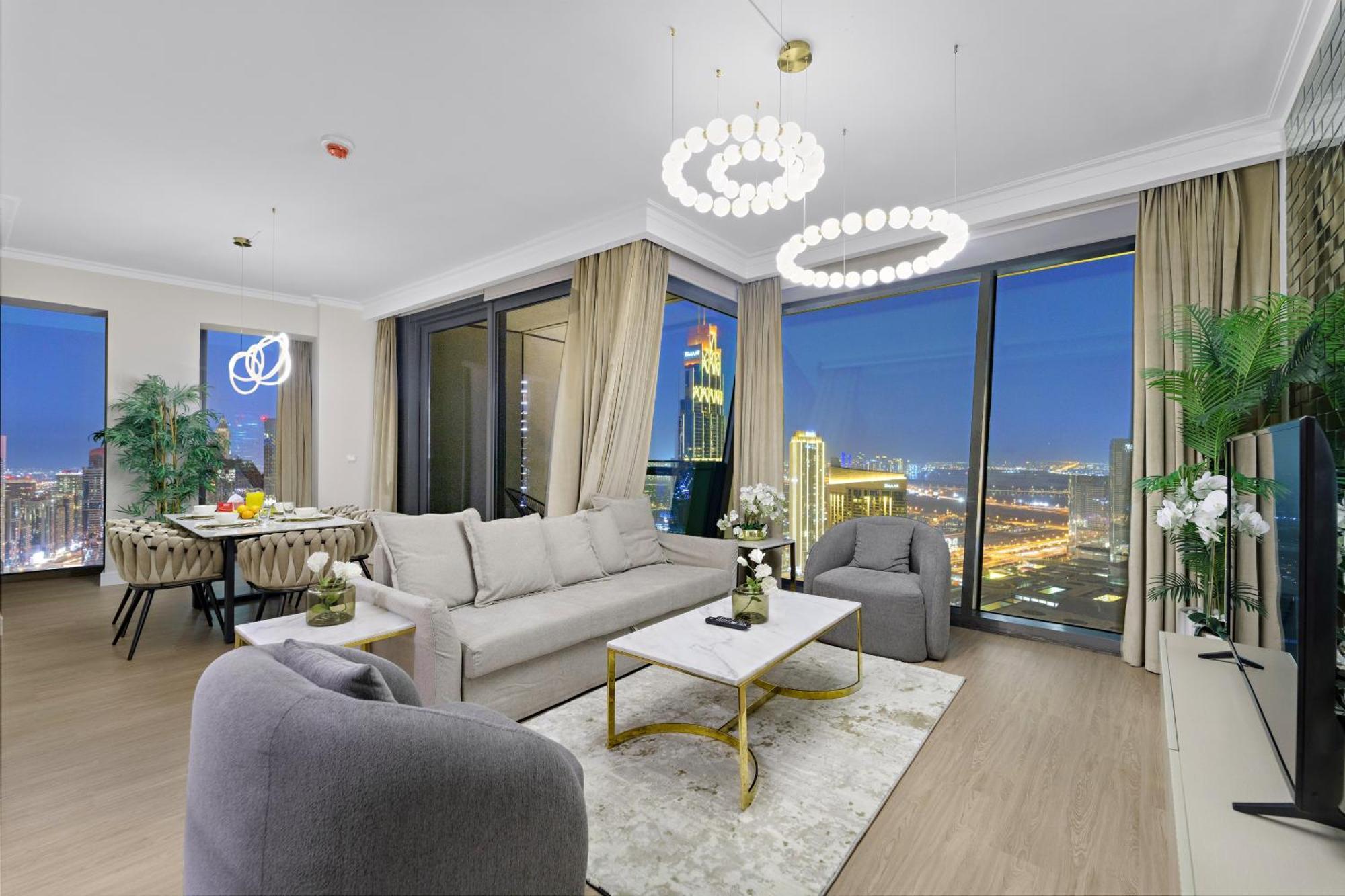 Apartamento First Class 3br With Full Burj Khalifa And Fountain View Dubái