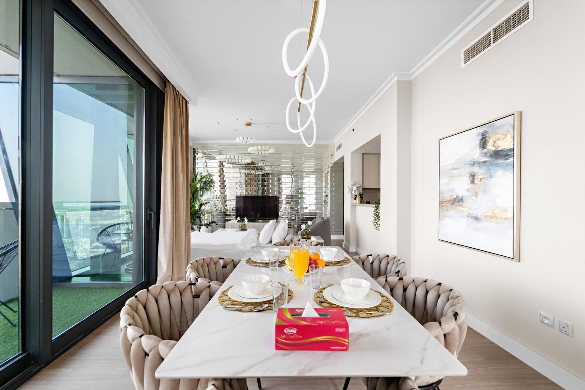 Appartement First Class 3br With Full Burj Khalifa And Fountain View *