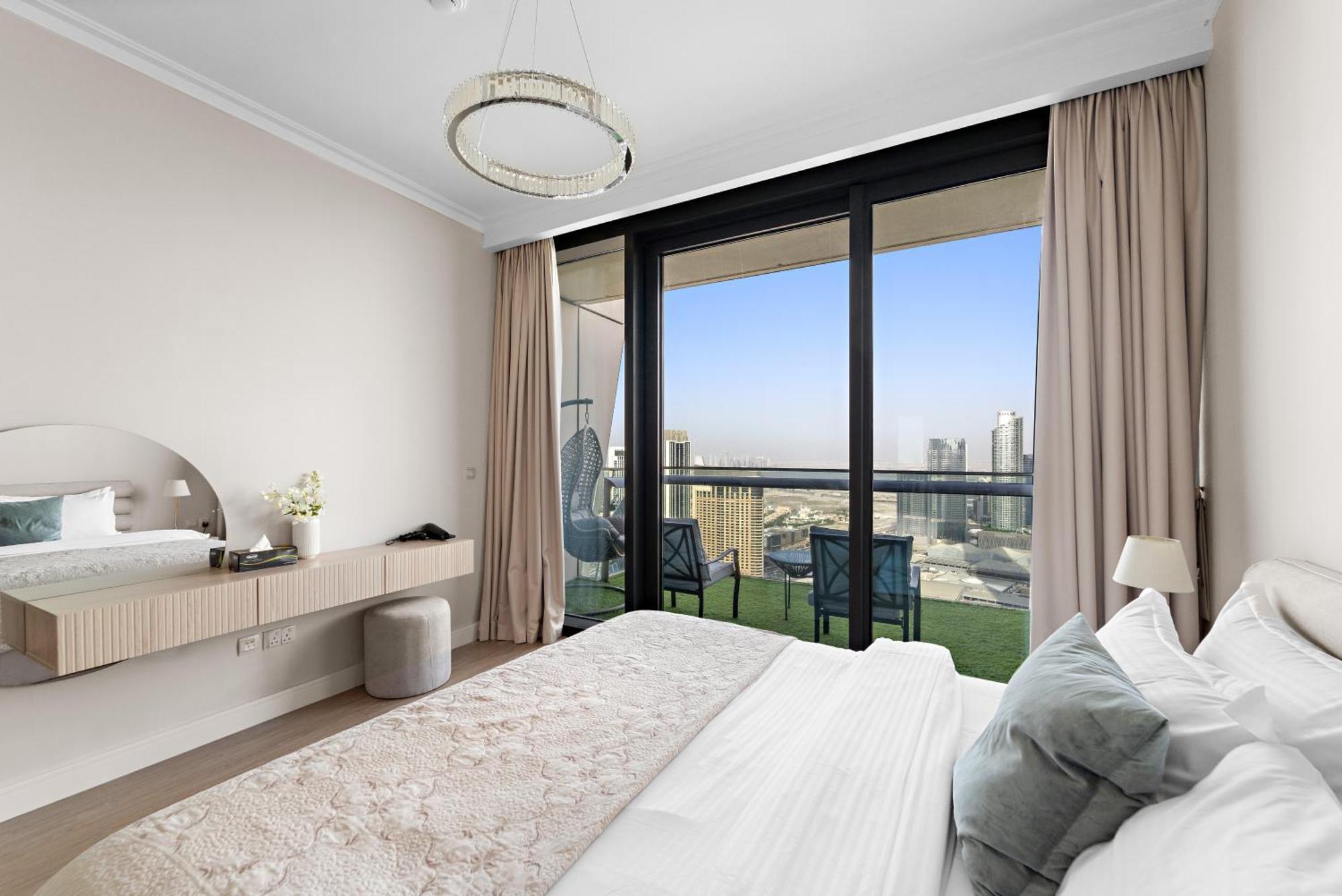 First Class 3br With Full Burj Khalifa And Fountain View * Dubái