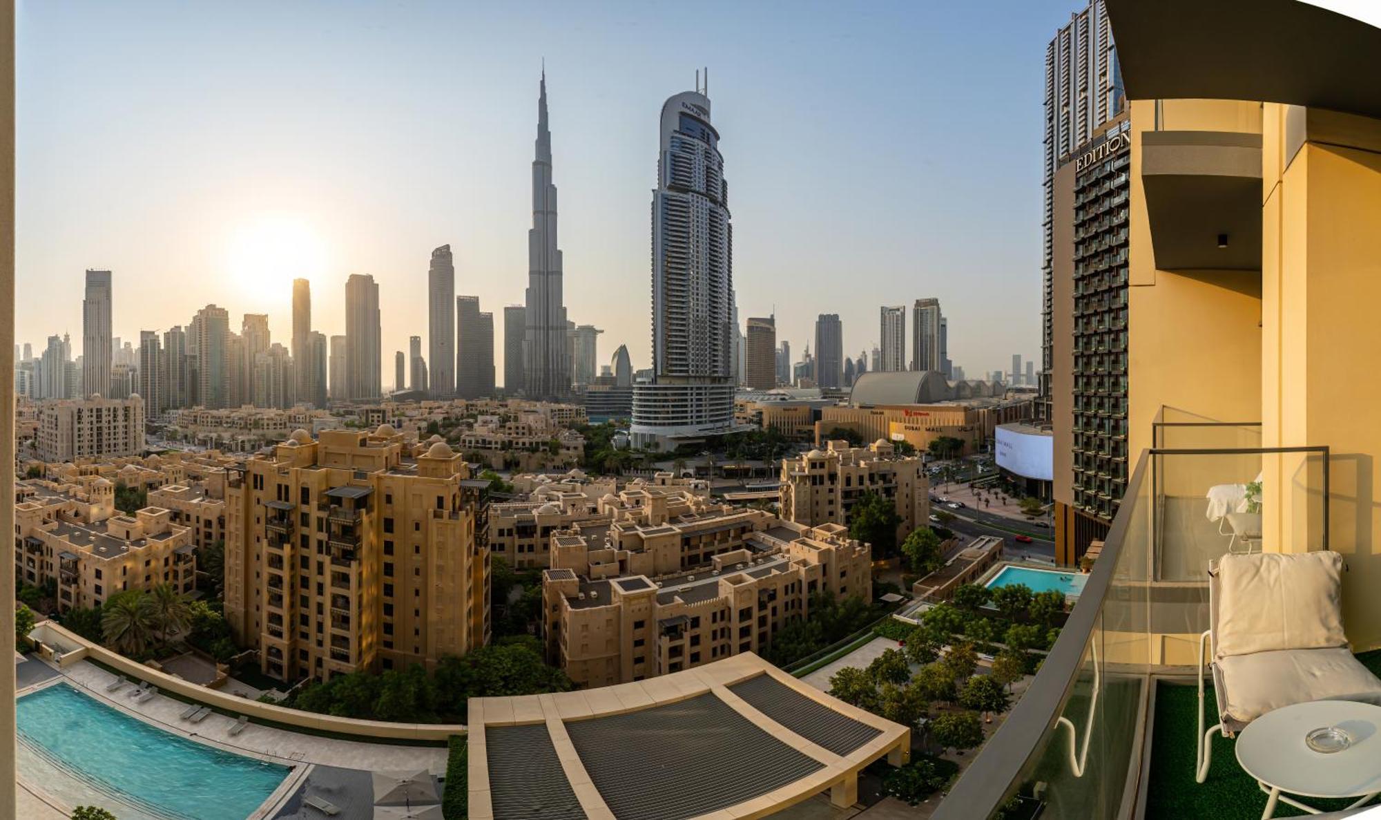 Appartamento Burj Khalifa Laser Show & Fountain Show View *