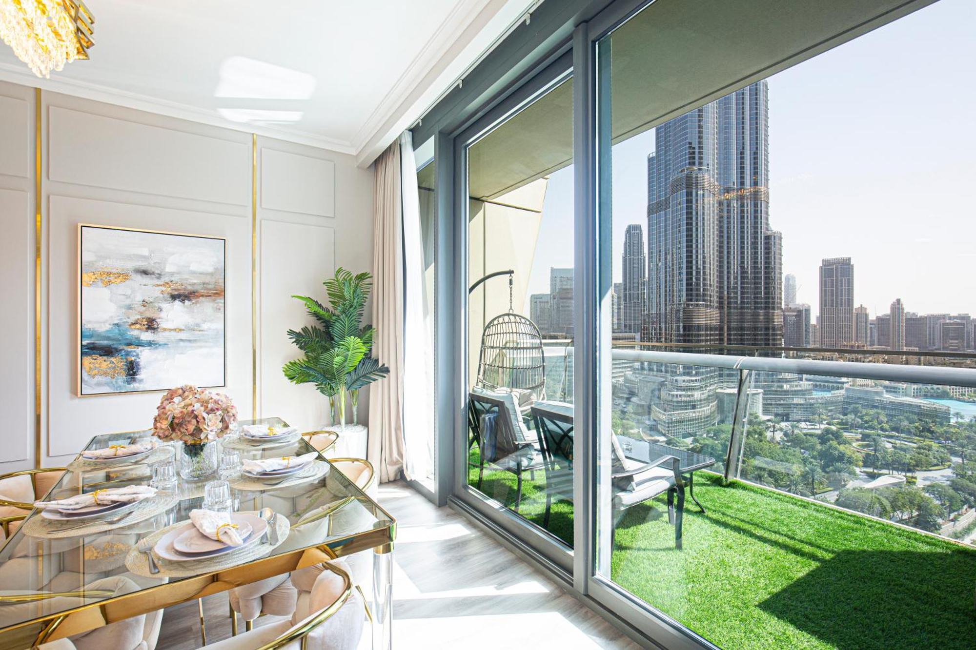 Apartamento Magnificent 3 Bedroom Luxury With Burj Khalifa View Dubai