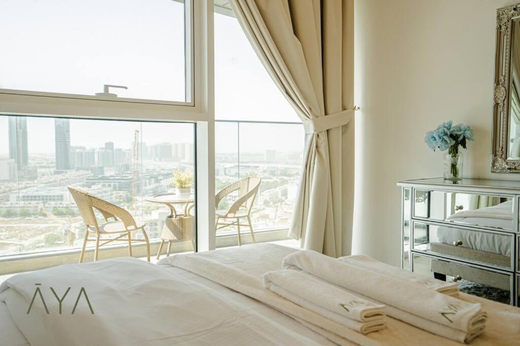 Elegant 1br Retreat With Rooftop Pool In Jvc By Aya Boutique Appartement *