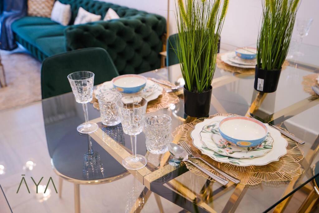 Appartement Elegant 1br Retreat With Rooftop Pool In Jvc By Aya Boutique