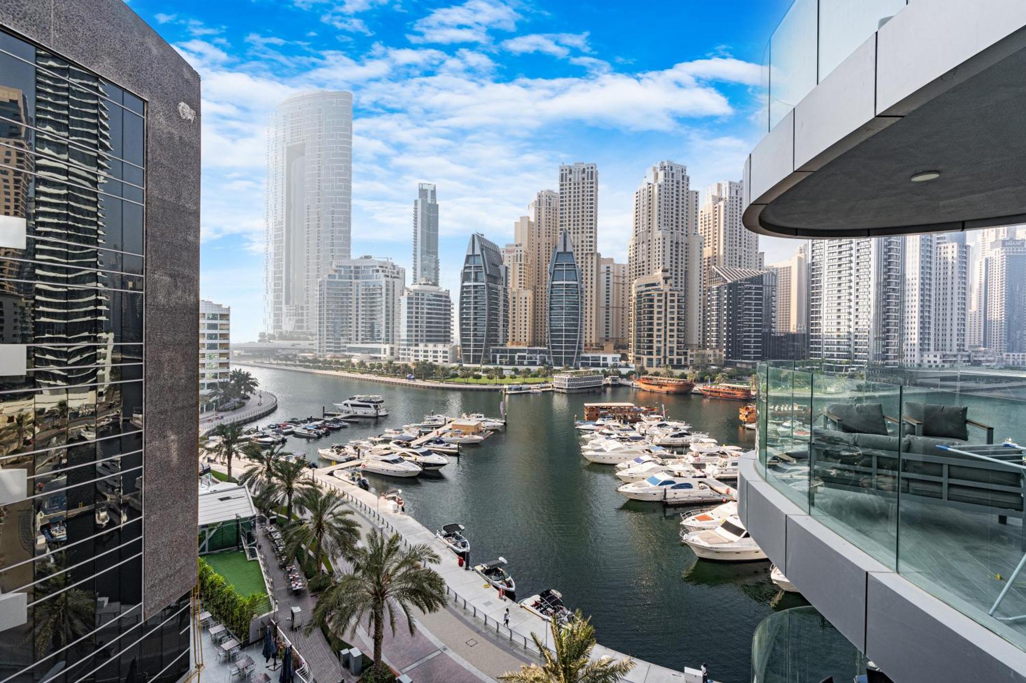 Luxe Marina View With Rooftop Pool Dubai