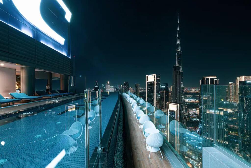 64th Floor Highest Downtown Infinity Pool Burj Khalifa View Apartamento