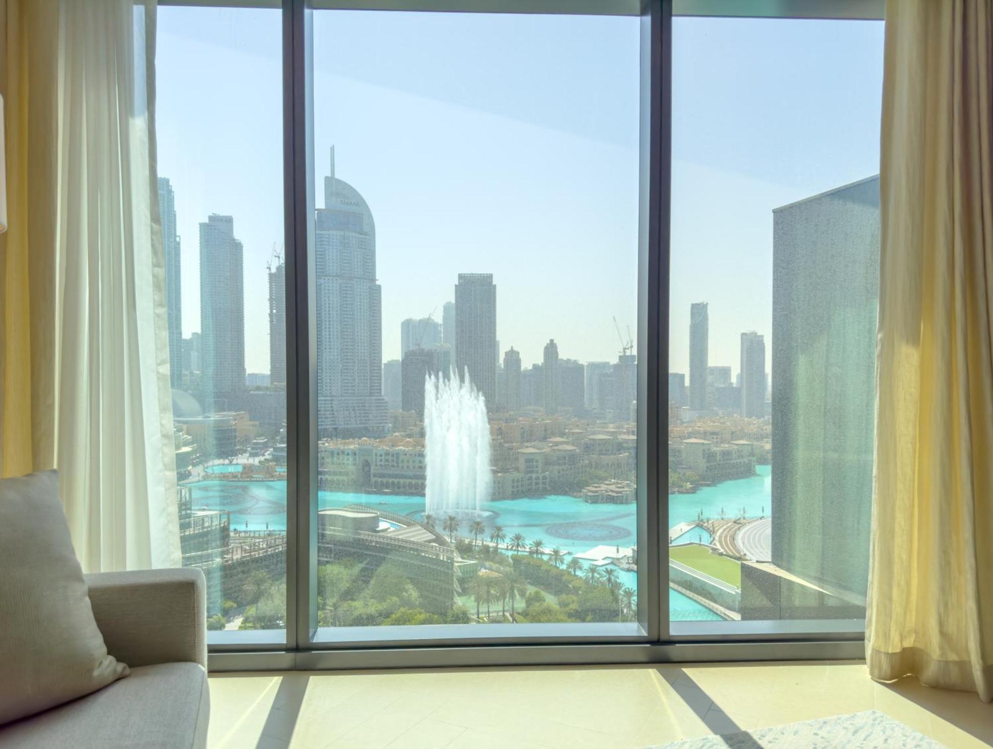Lägenhet Address Residences Opera 2br Tower 1 - Epic Burj Khalifa View #360 Virtual Walk Byblck *