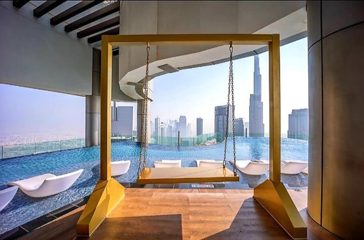 Appartement Paramount Midtown Avec Vue Sur Le Burj Khalifa