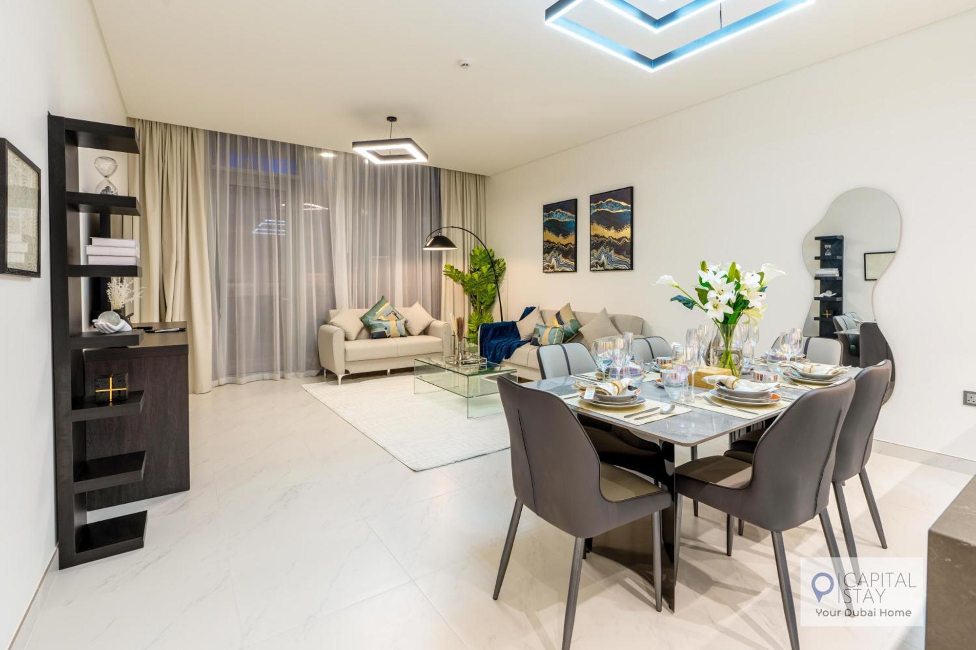 Apartamento 2 Bed In District One - Lagoon Views Dubái