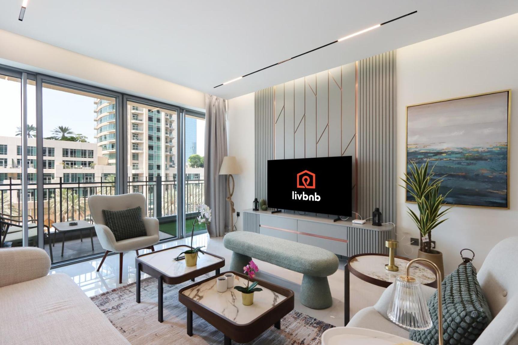 Livbnb - 2b With Modern Interiors, Emaar Boulevard