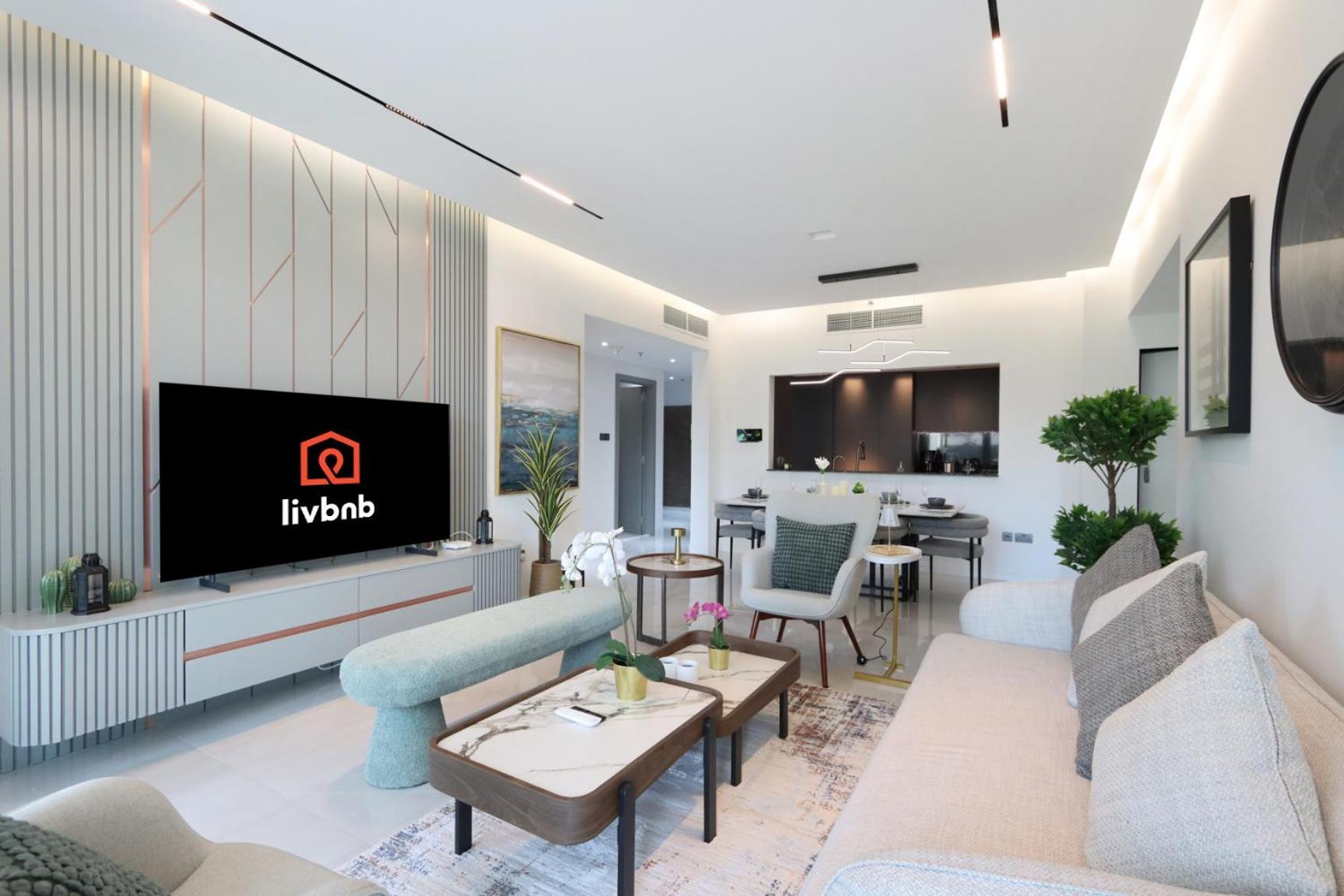 Livbnb - 2b With Modern Interiors, Emaar Boulevard