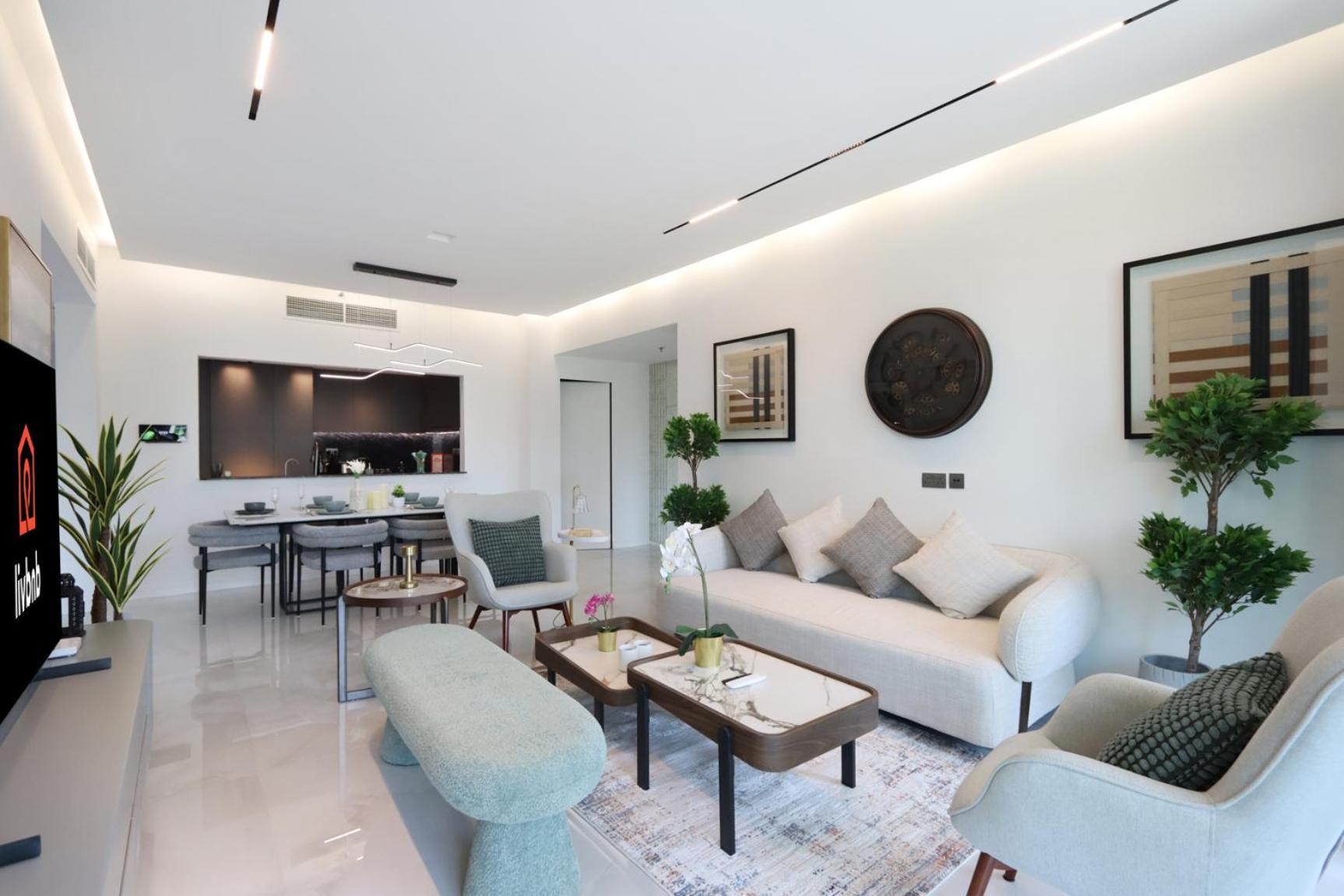 Livbnb - 2b With Modern Interiors, Emaar Boulevard Appartement *