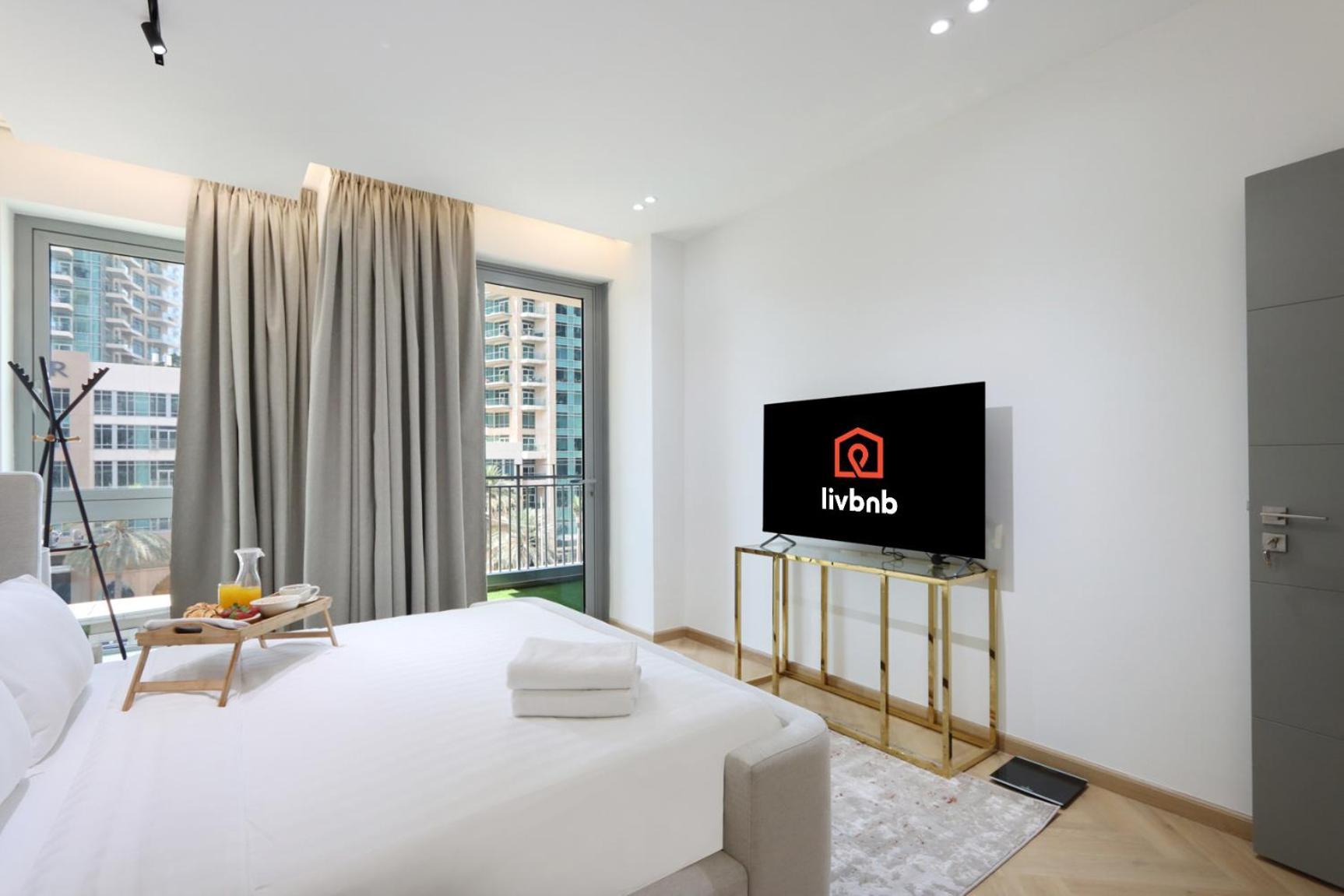 Livbnb - 2b With Modern Interiors, Emaar Boulevard Appartement Dubaï