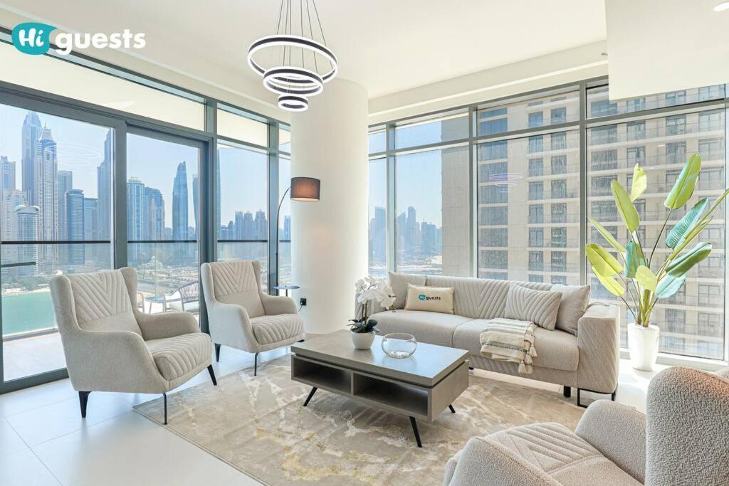 Lägenhet Higuests - Marina Retreat, Luxurious 3br Steps From The Dubai