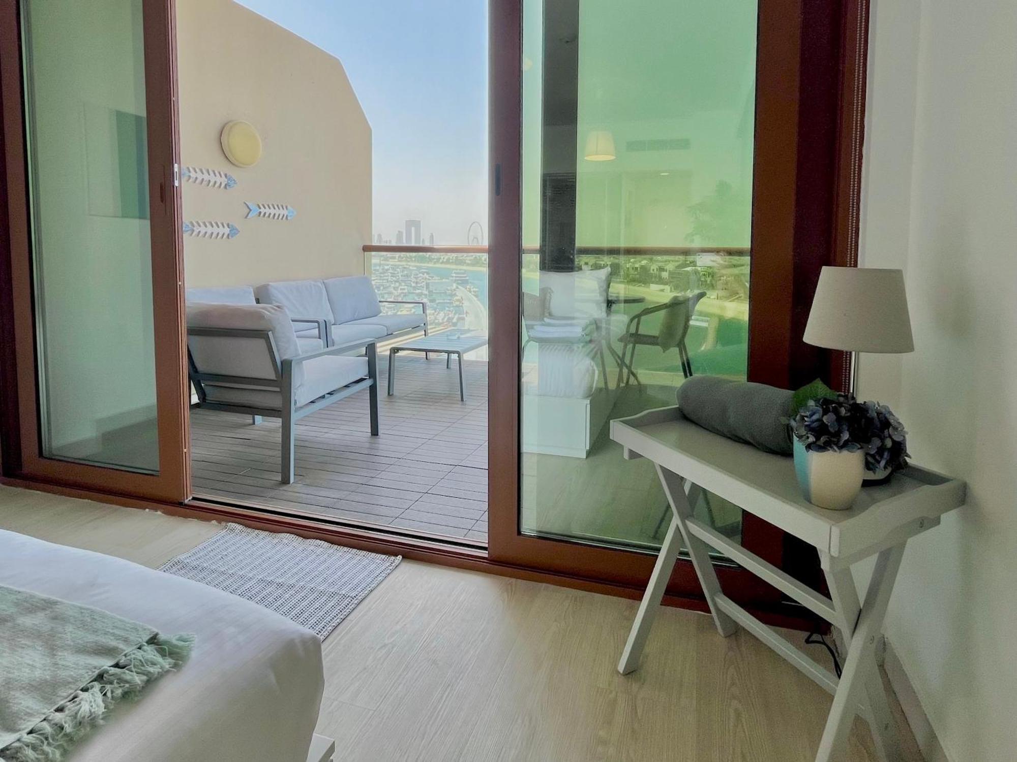 Lägenhet Palm Jumeirah Upgraded & Cozy Boutique