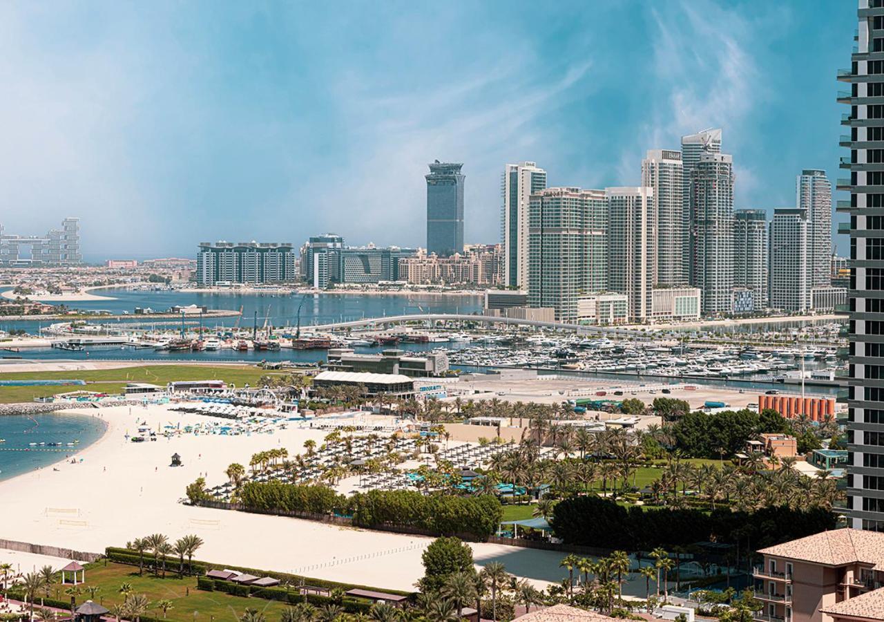 Lägenhet Luxury Sea View Beachfront 3 Bedroom Apt, Jbr Dubai