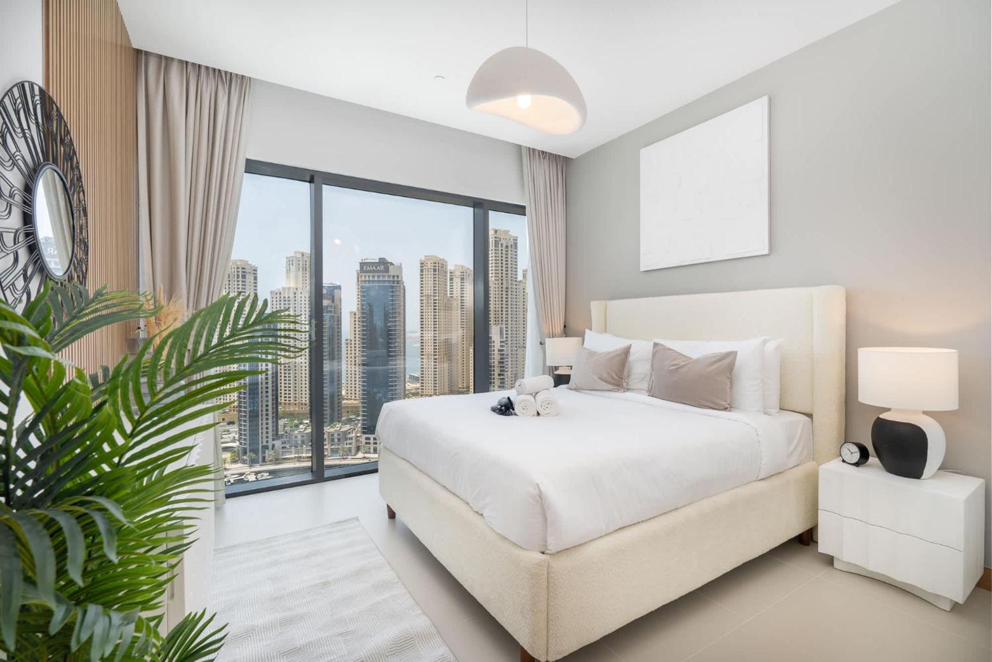 Apartamento Stylish 3-bedrooms With An Elegant Dining Area In The Heart Of Marina!