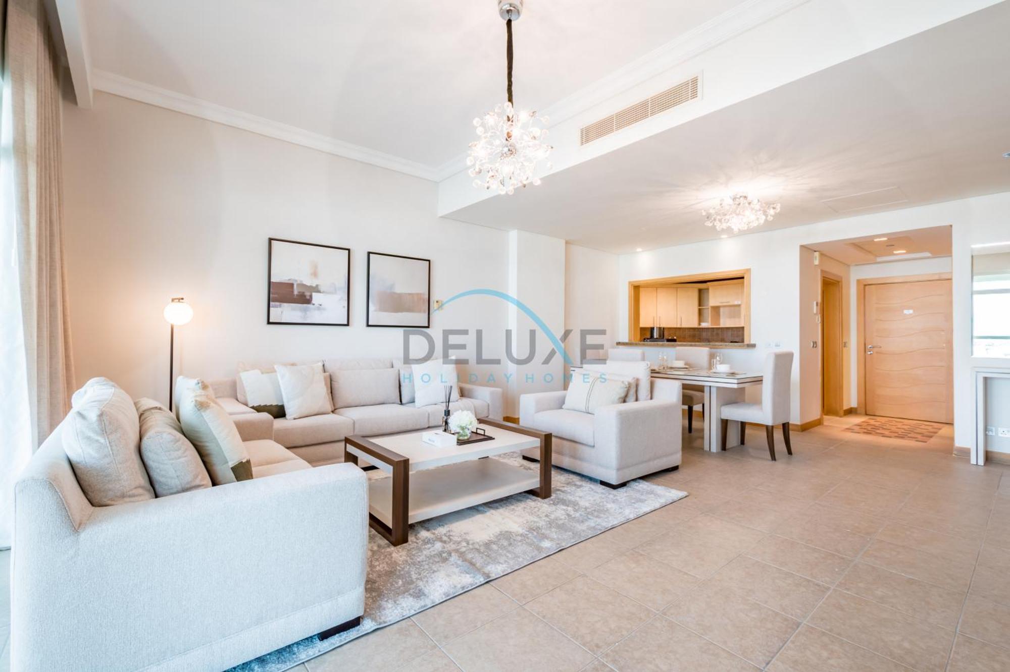 Elegant 1br With Sea View In Al Haseer, Palm Jumeirah By Deluxe Homes Dubaï