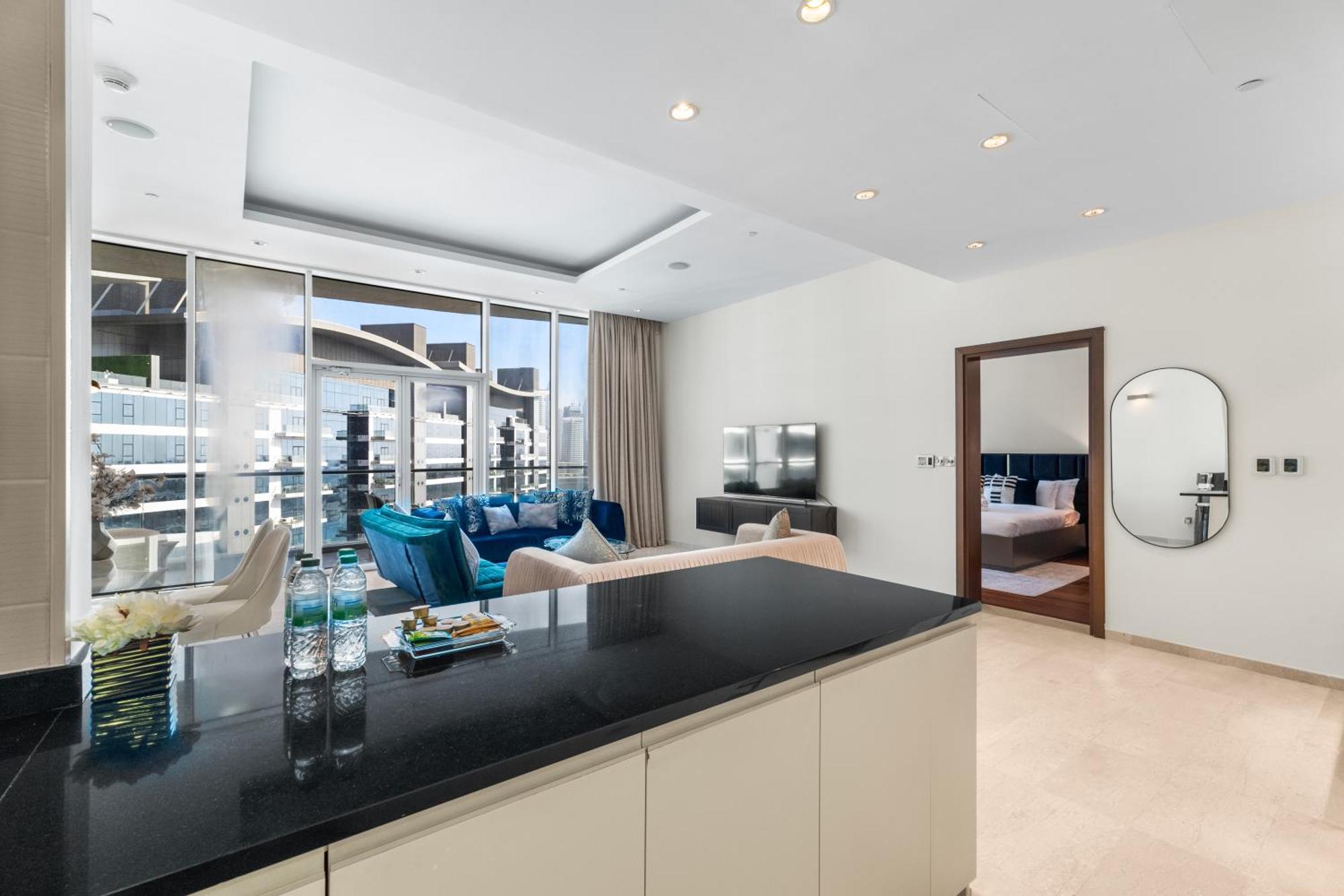 Appartement Waves - Palm Jumeirah With Balcony & Beachfront Views Dubaï