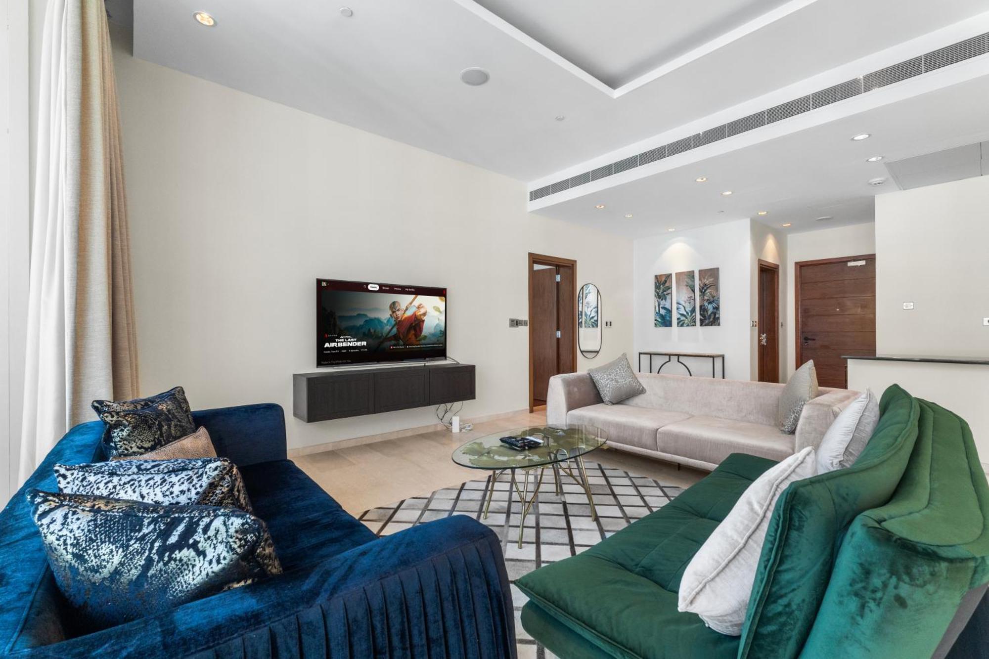 Waves - Palm Jumeirah With Balcony & Beachfront Views Appartement Dubaï