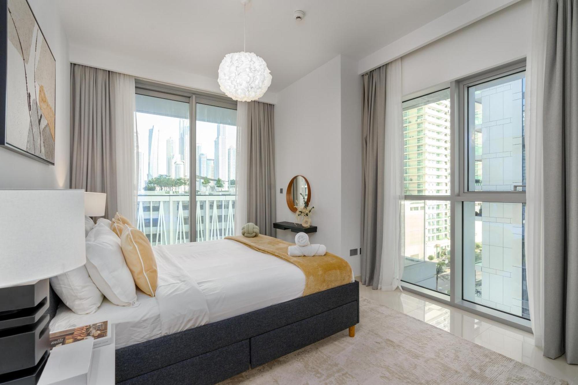 White Sage Sun And 1br At Isle Emaar Beachfront Apartamento Dubai
