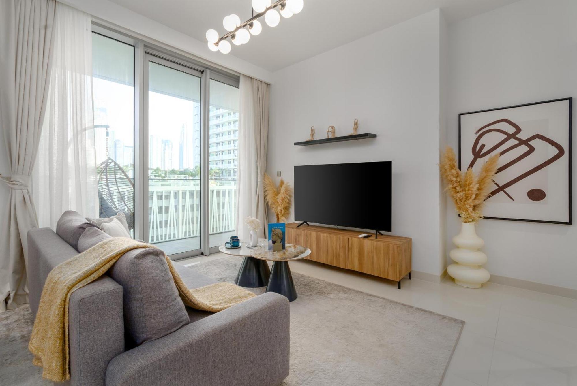 White Sage Sun And 1br At Isle Emaar Beachfront Dubai