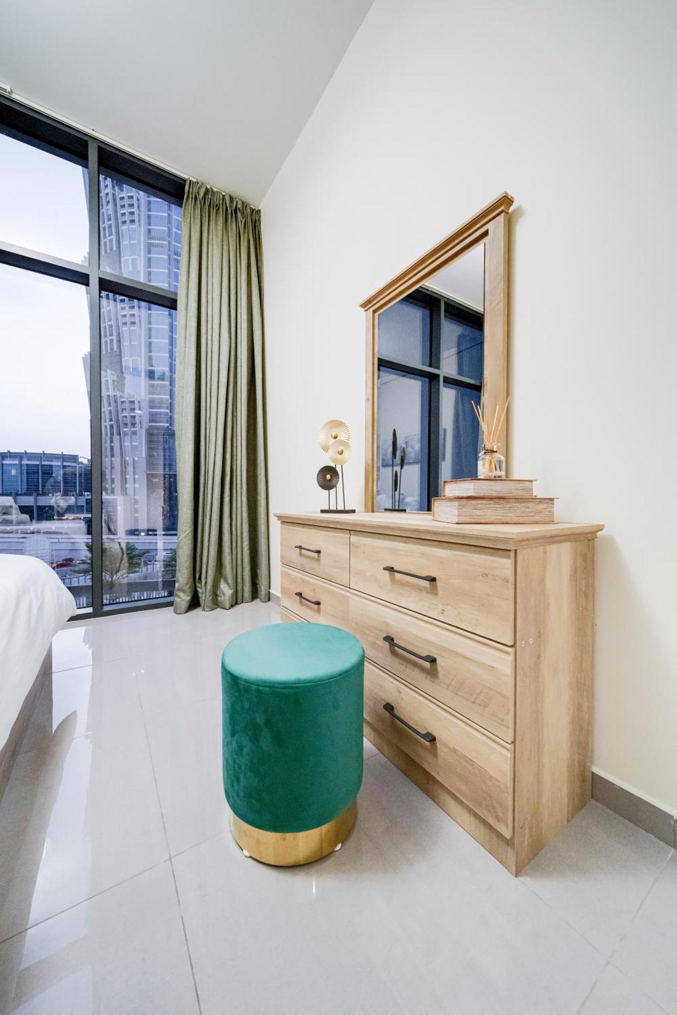 Apartamento Chic 1br Getaway- 4min Walk To Business Bay Metro & 10min To Burj Khalifa
