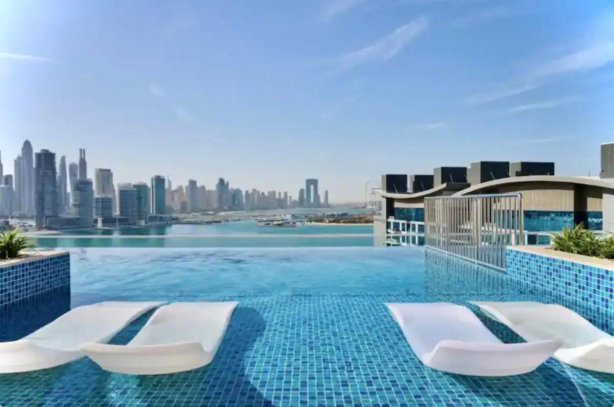 Beachfront On The Palm Jumeirah With Amazing View Rooftop Infinity Pool