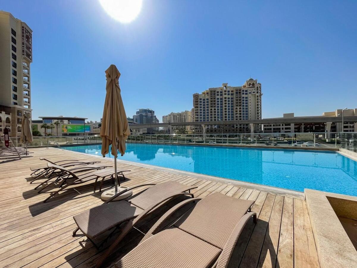 Lägenhet Sleek Studio At Palm Jumeirah With Ocean Vibes Dubai