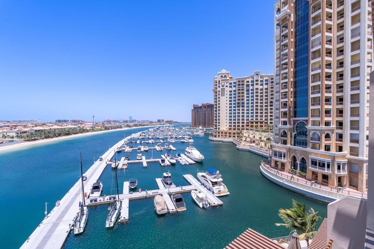 Sleek Studio At Palm Jumeirah With Ocean Vibes Lägenhet *