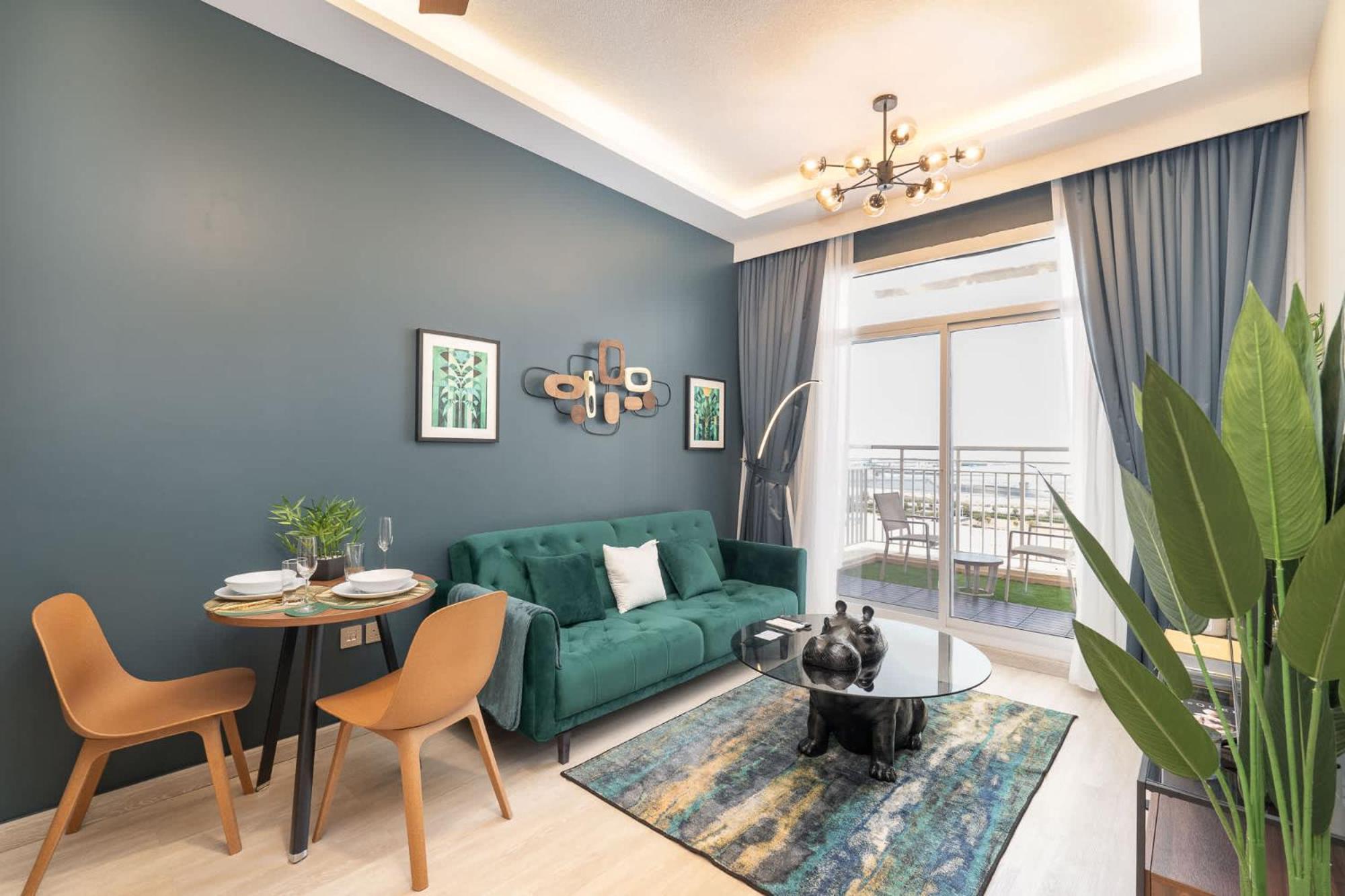 Calm 1-bedroom With Relaxing Balcony Atmosphere In Liwan Lägenhet *