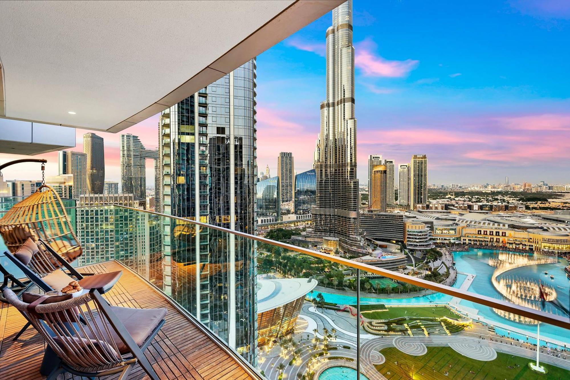 First Class 3br With Full Burj Khalifa And Fountain View * Dubaï