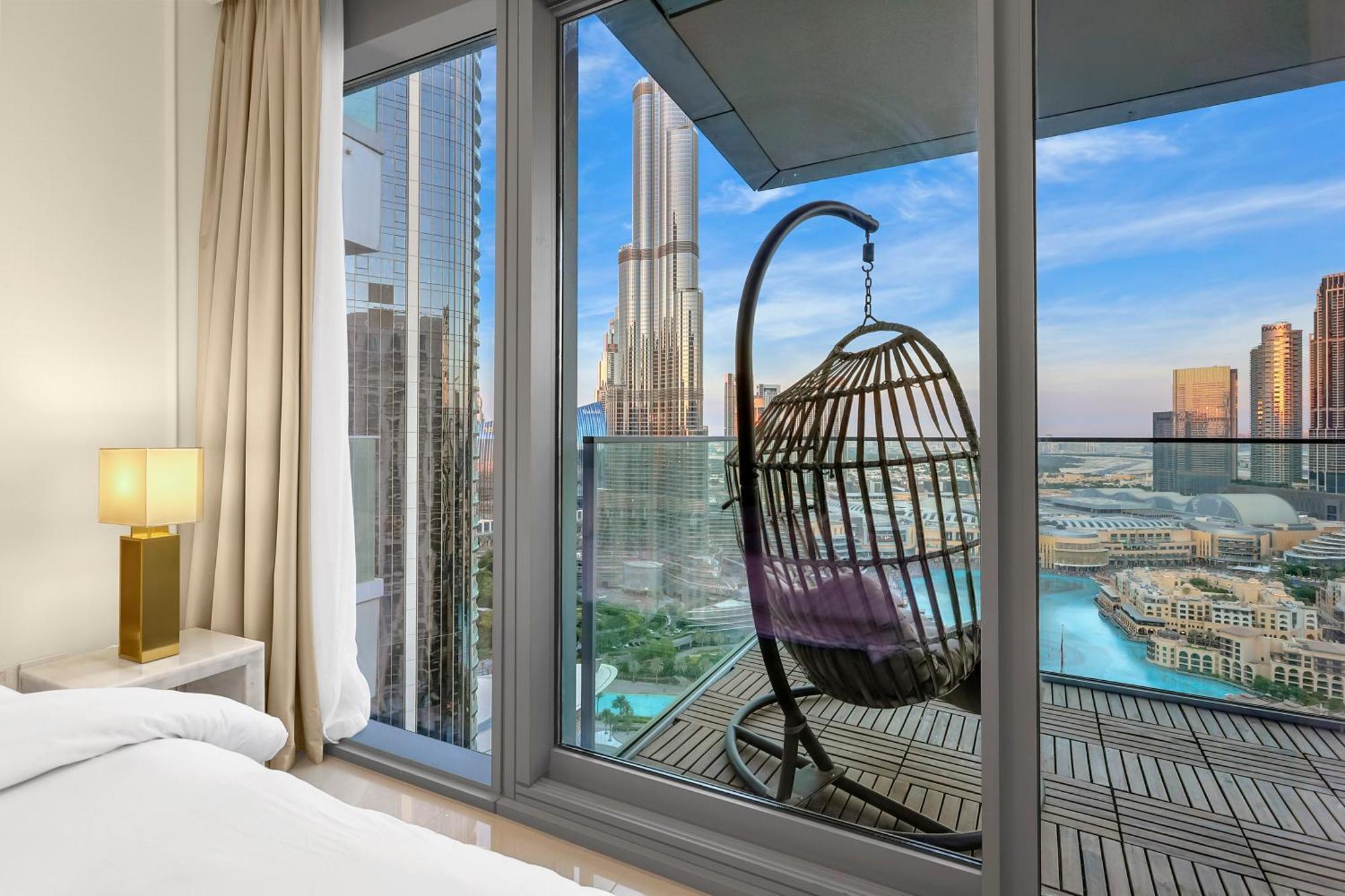 Appartement First Class 3br With Full Burj Khalifa And Fountain View