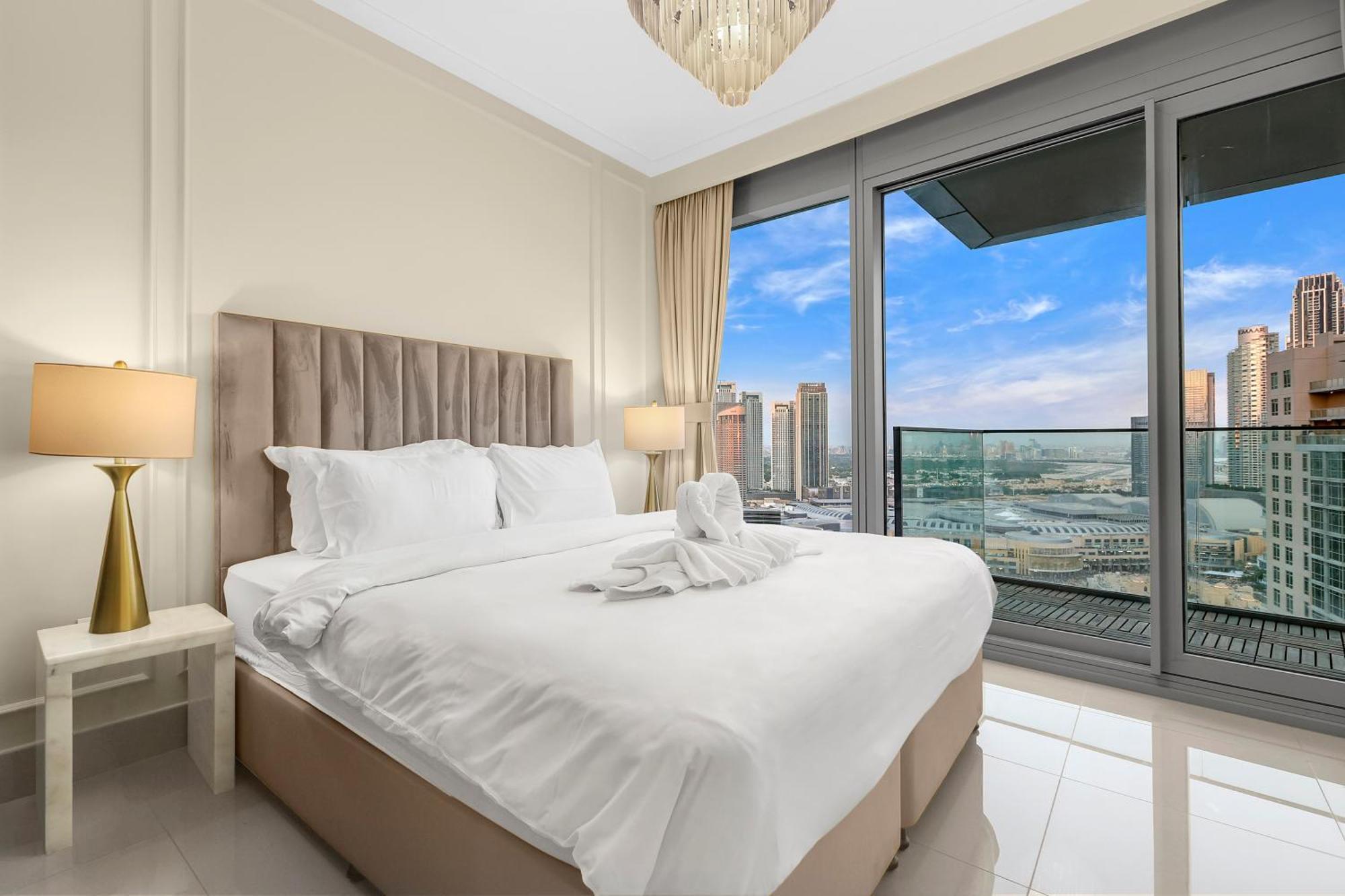 Appartement First Class 3br With Full Burj Khalifa And Fountain View *