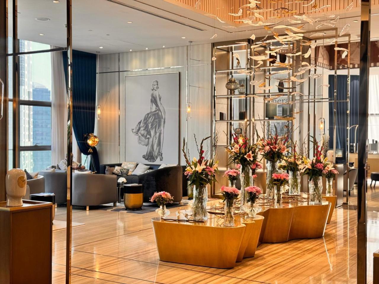 Avalonstay - Paramount Midtown High Floor With Burj Khalifa View & Infinity Pool Apartamento Dubái
