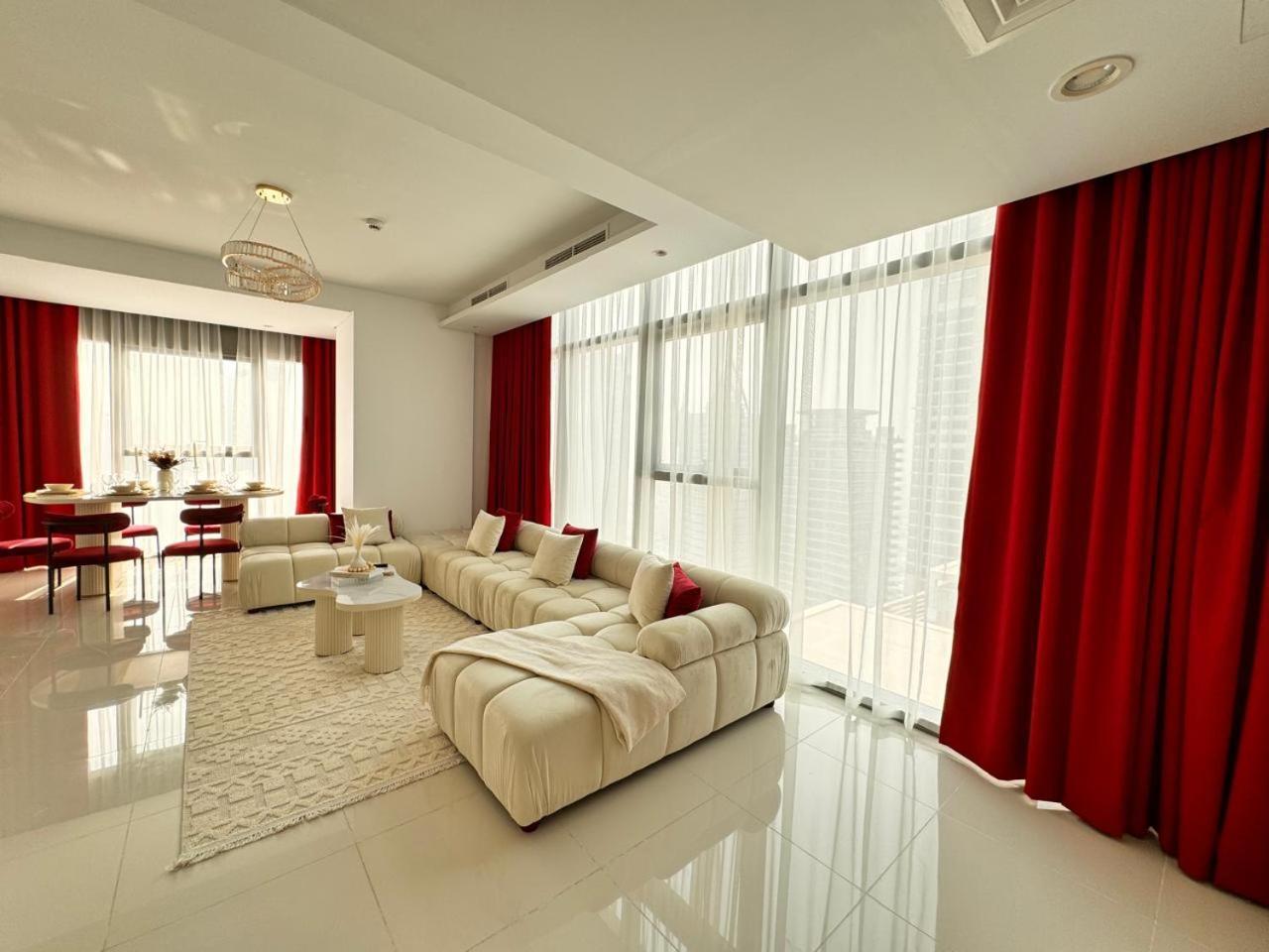 Avalonstay - Paramount Midtown High Floor With Burj Khalifa View & Infinity Pool Lejlighed Dubai