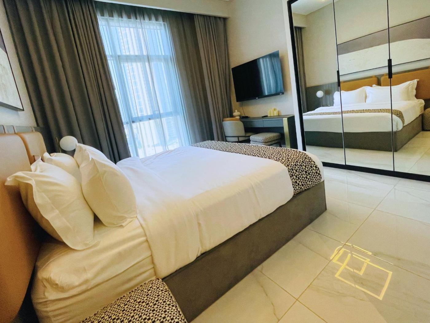 Appartement Elegant 2br Business Bay Near To Mall & Burj Khalifa -1802 Dubaï