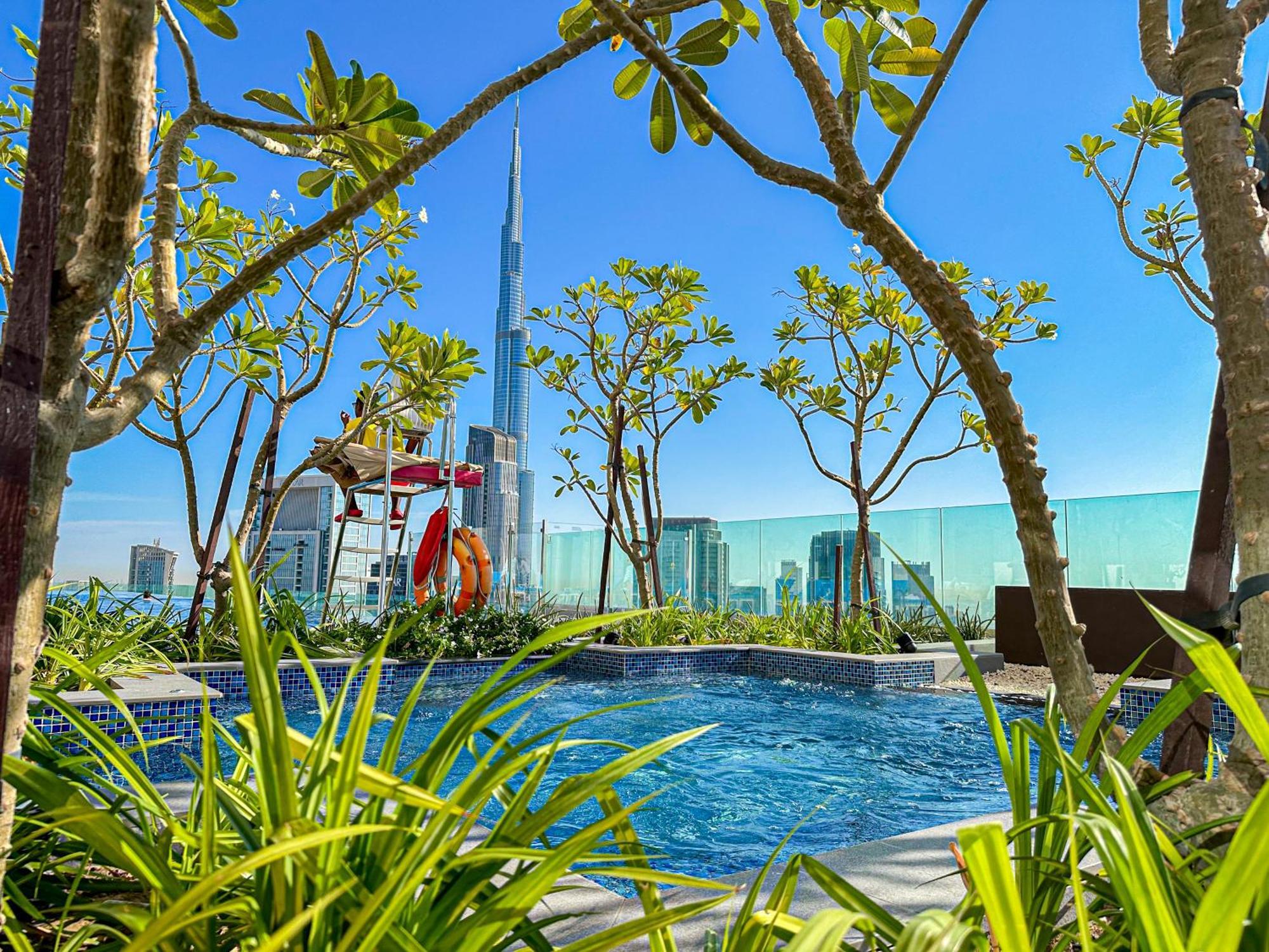 64th Floor Skyline Pool With Burj Khalifa View In Paramount Midtown Appartement Dubaï